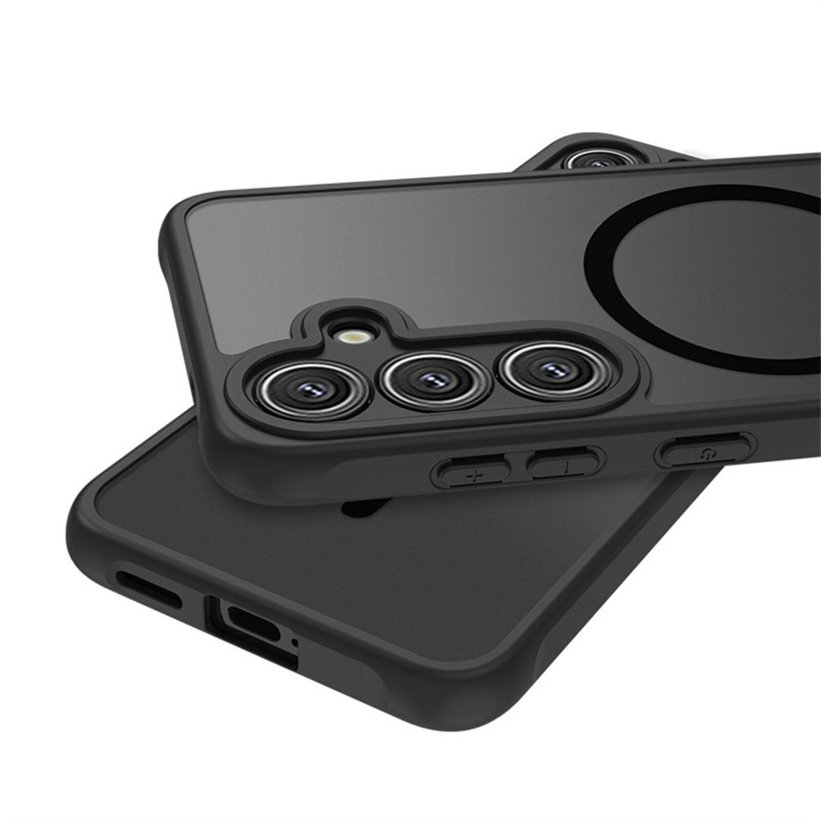 Mocaa Samsung Galaxy A36 Slim Anti-Shock Magsafe Hoesje Zwart