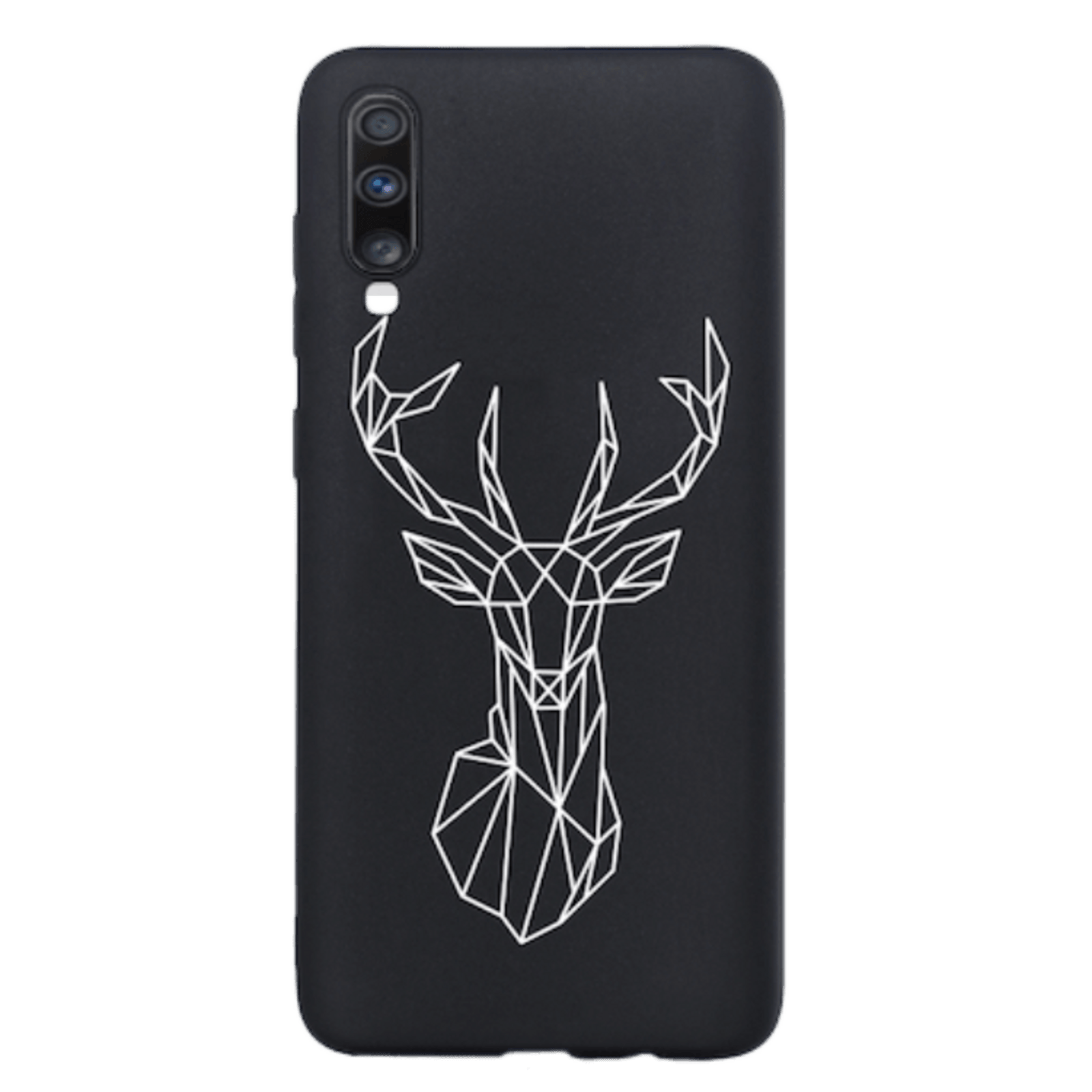 Mocaa Samsung Galaxy A70 Hoesje Elk Zwart