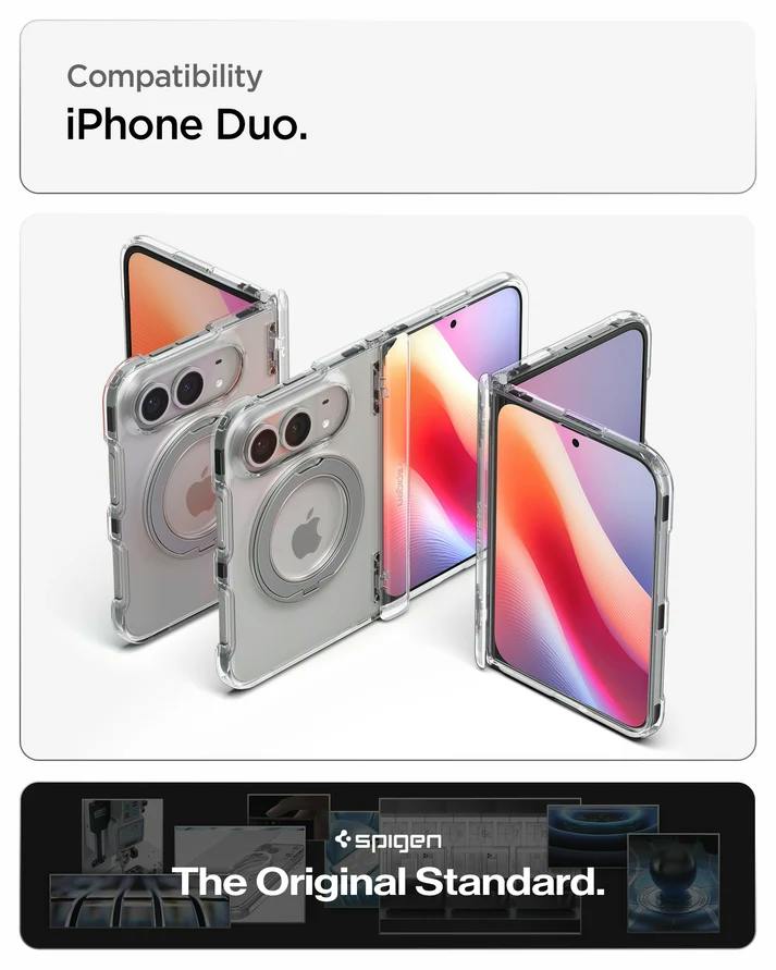 Spigen iPhone Duo Ultra Hybrid MagSafe Hoesje met Standaard