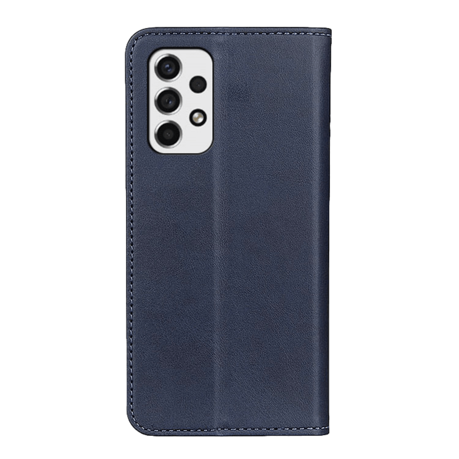 CaseBody Samsung Galaxy A53 Real Leather Wallet Hoesje Blauw