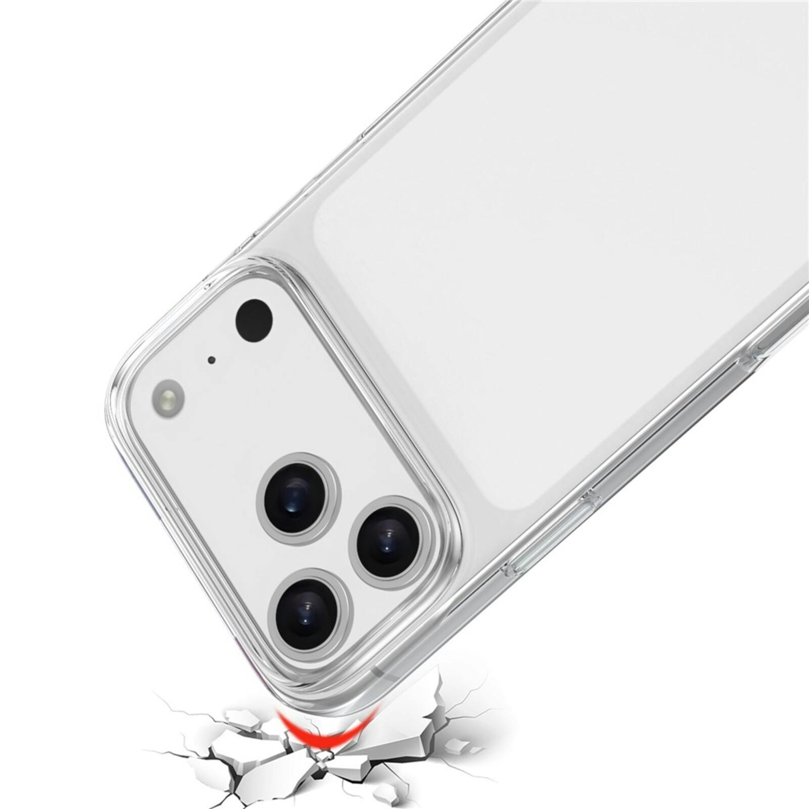 Mocaa iPhone 17 Pro / 18 Pro Clear Hoesje Transparant