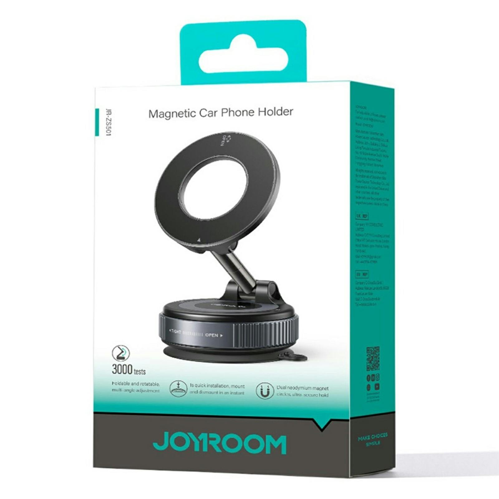Joyroom Suction Cup Magnetic Car Phone Holder