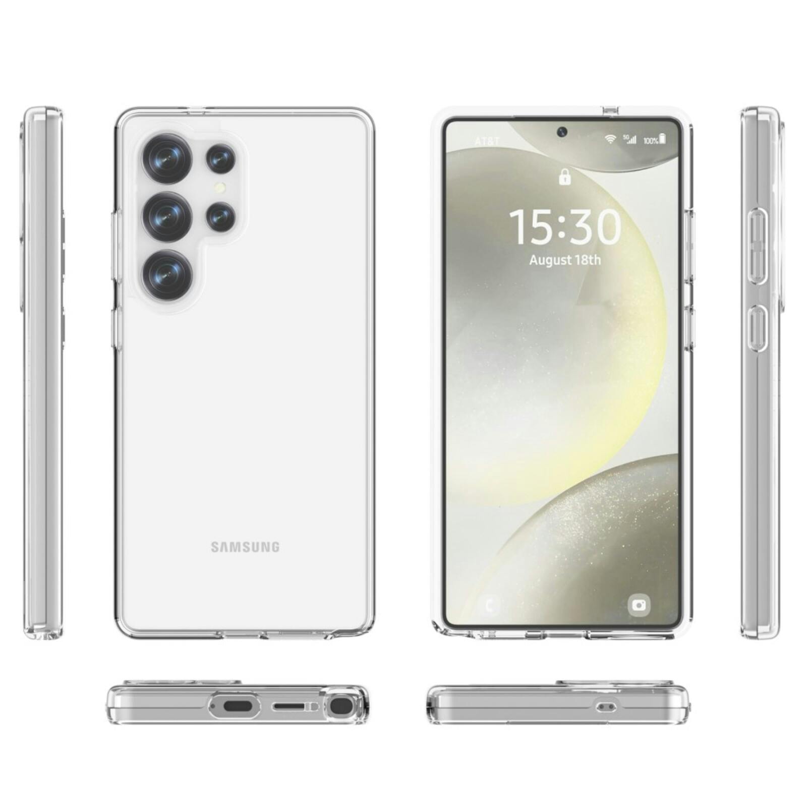 Mocaa Samsung Galaxy S25 Ultra Slim Armor Transparant