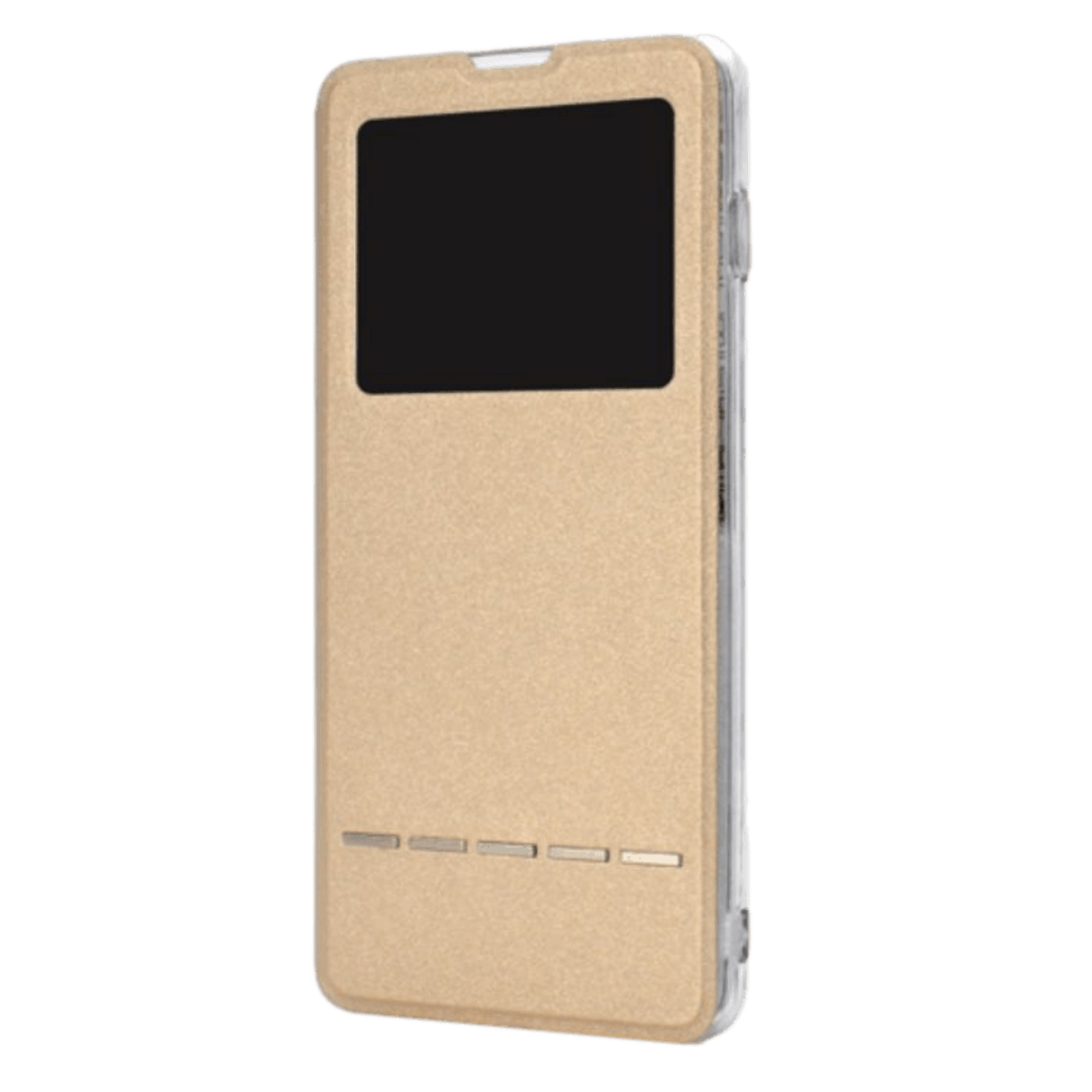 Comfycase Samsung Galaxy A50 View Hoesje Goud