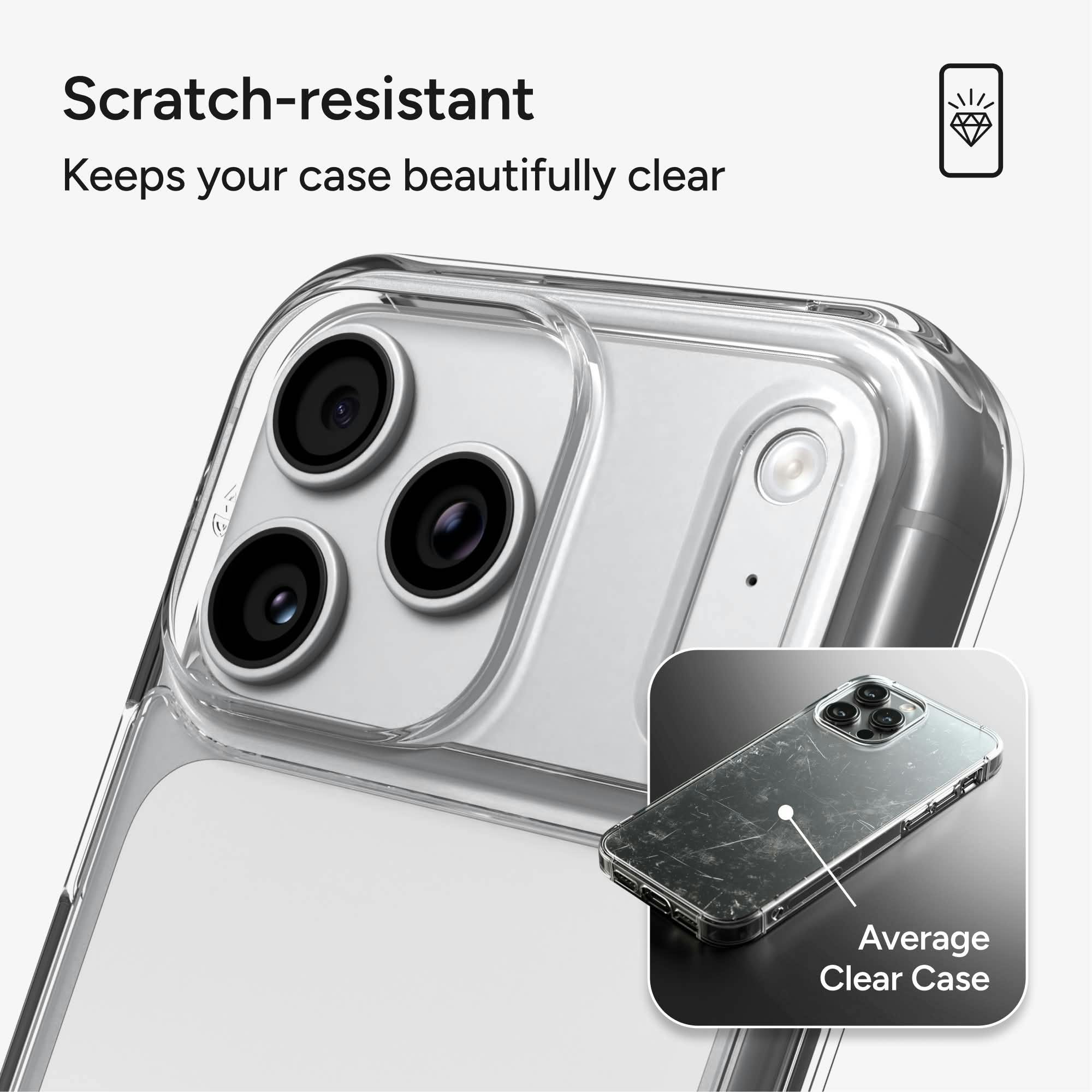 ZAGG iPhone 17 Pro / 18 Pro MagSafe Crystal Palace Lite Hoesje Transparant
