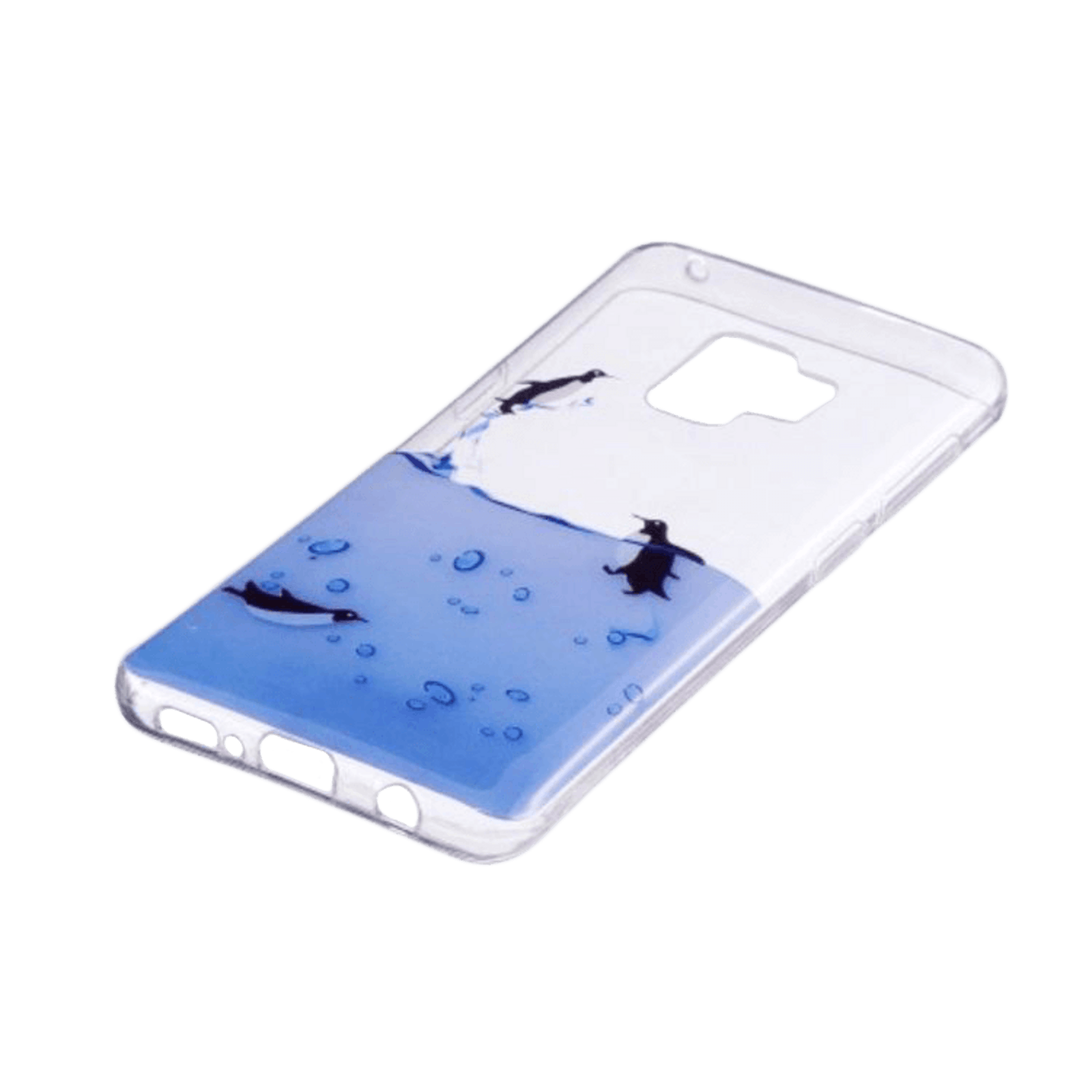 Mocaa Samsung Galaxy S9 Hoesje Pinguins Meerkleurig