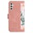 Mocaa Samsung Galaxy S24 Floral Series Bookcase Roze