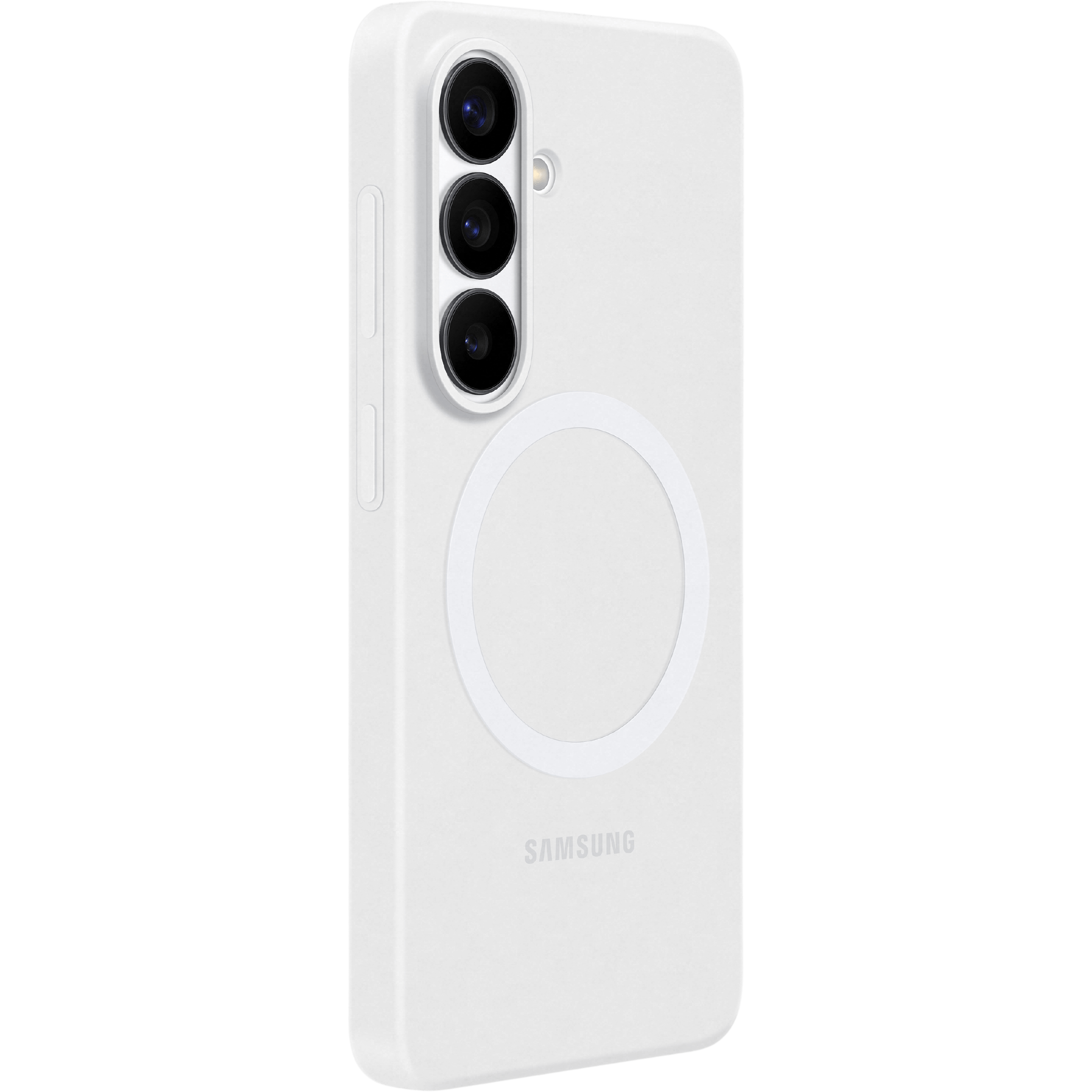 Samsung Galaxy S26 Siliconen Magnet Case Wit