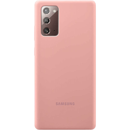 Samsung Galaxy Note 20 Silicone Cover Copper Brown
