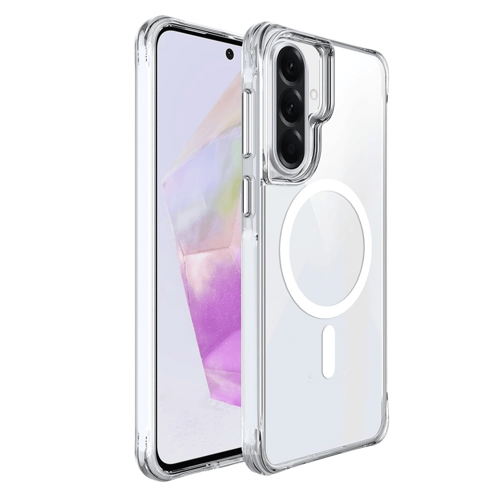CaseBody Samsung Galaxy A57 Magnetic Clear Case Transparant
