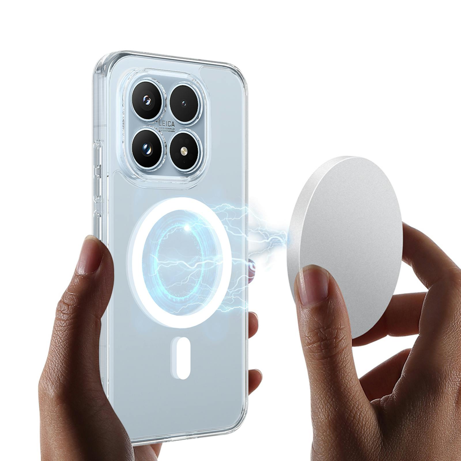 CaseBody Xiaomi 17 Magnetic Case Transparant