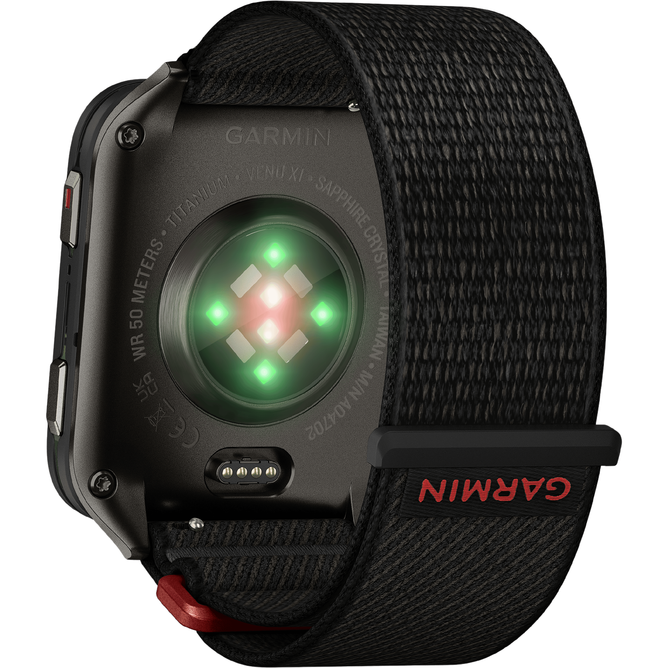 Garmin Venu X1 Black - Achterkant