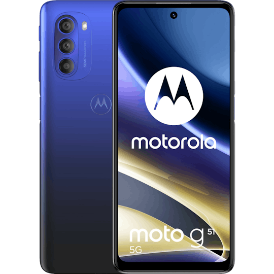 Motorola Moto G51 5G Indigo Blue - Voorkant