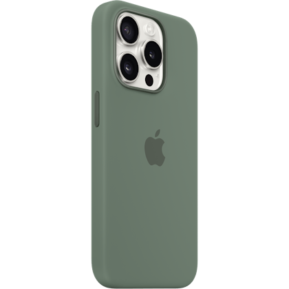 Apple iPhone 15 Pro Max MagSafe Siliconen Hoesje Groen