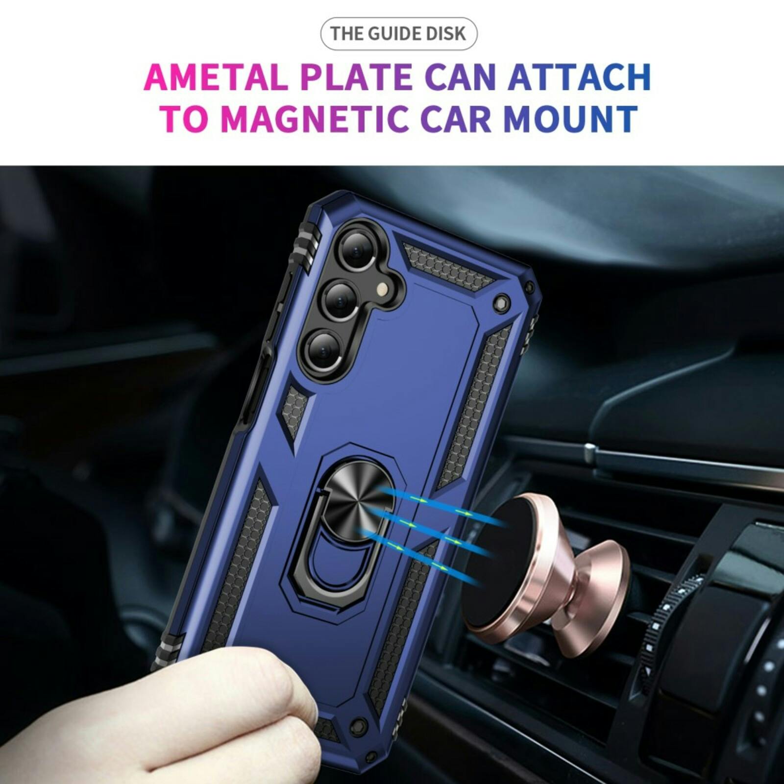 CaseBody Samsung Galaxy A16 Shield Case Blauw