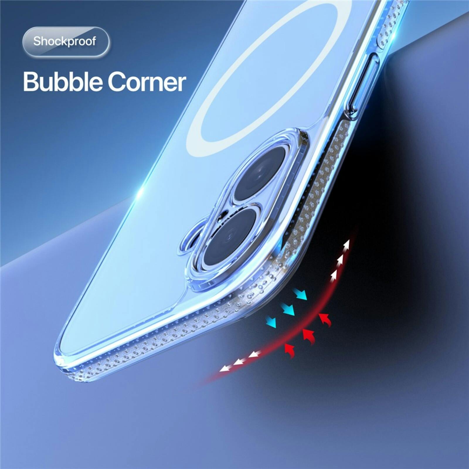 DUX DUCIS Apple iPhone 17 Shockproof MagSafe Hoesje Transparant