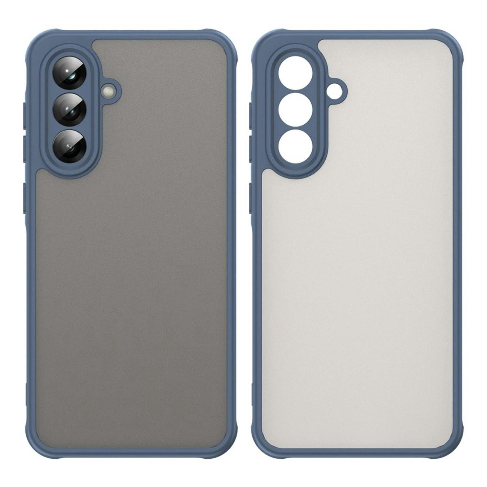 Mocaa Samsung Galaxy A56 Slim Anti-Shock Hoesje Blauw