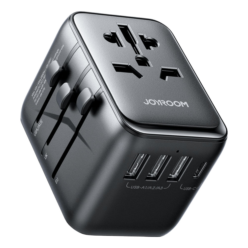 Joyroom Global Travel Adapter 17W Zwart