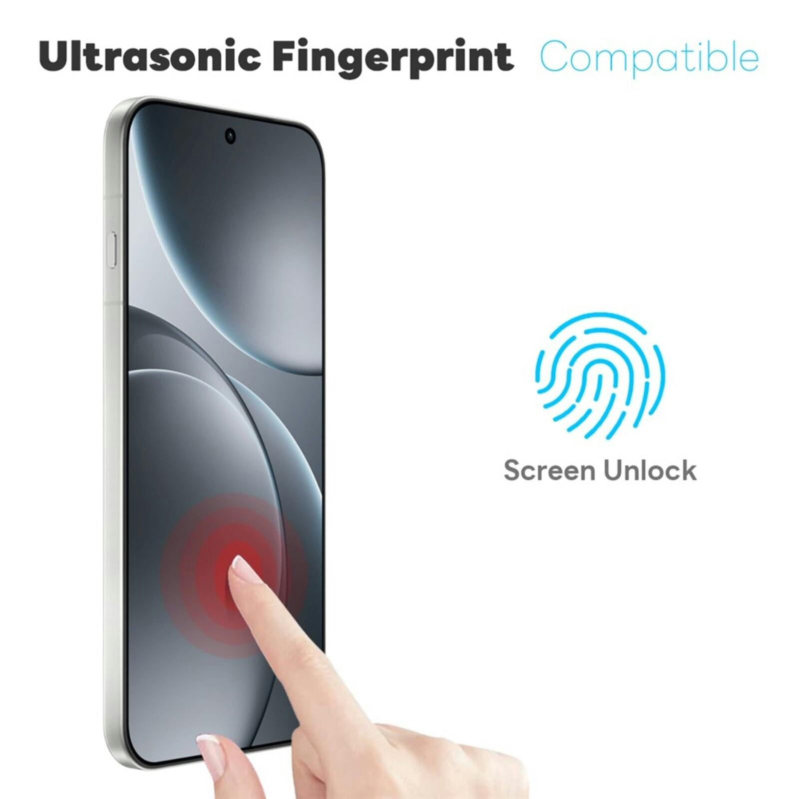 Northjo OPPO Find X9 Pro Hoesje en Screenprotector Transparant