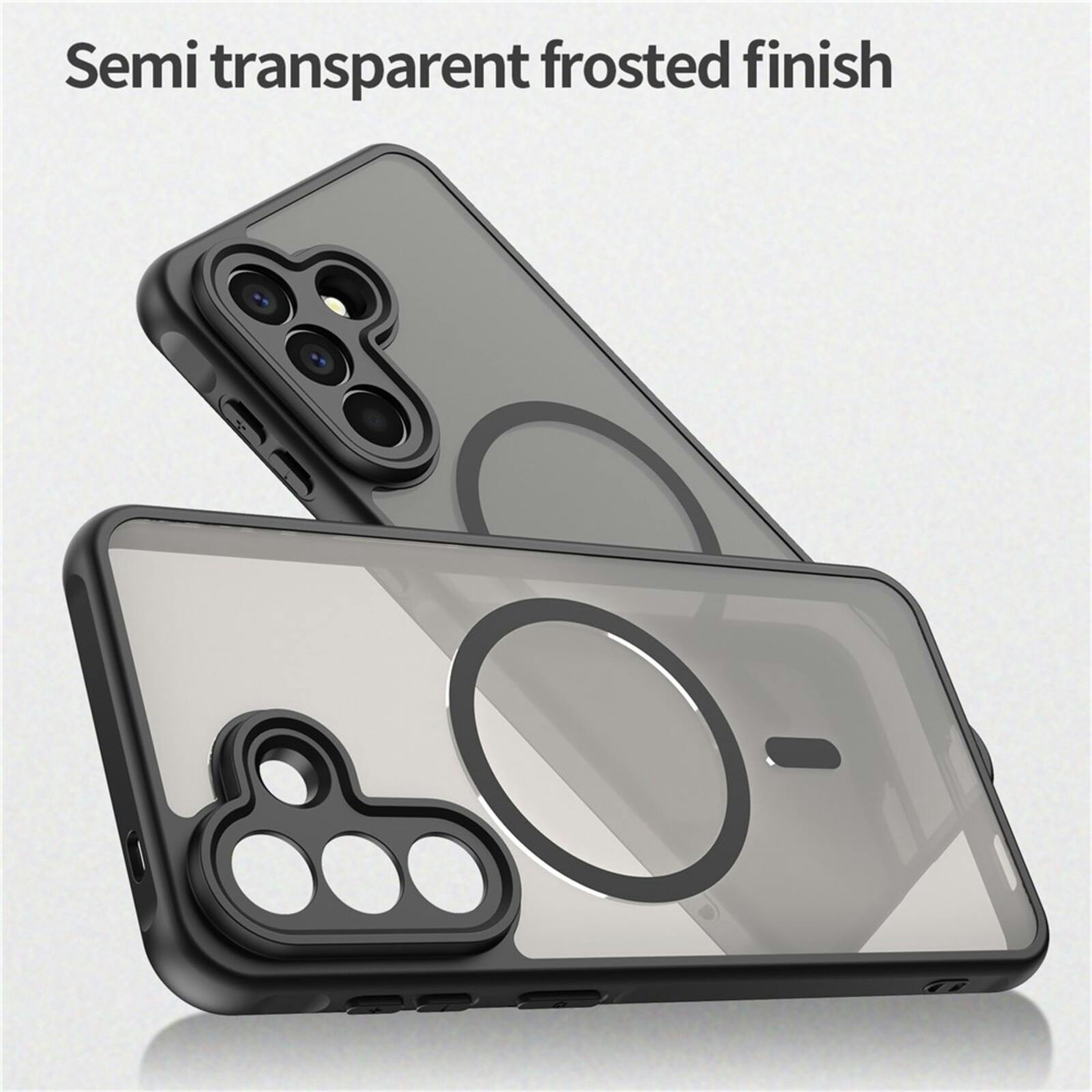 CaseBody Samsung Galaxy A57 Magnetic Case Zwart