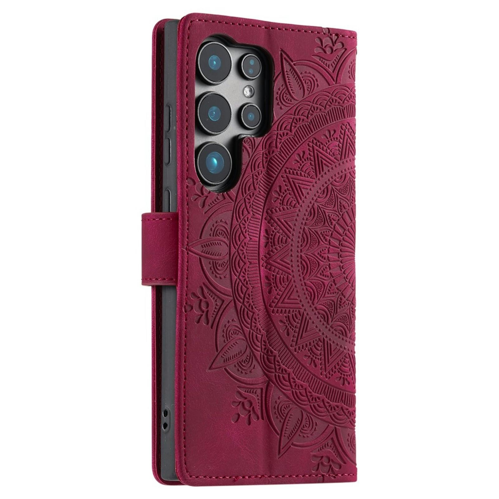 Comfycase Samsung Galaxy S26 Ultra Mandala Bookcase Roze