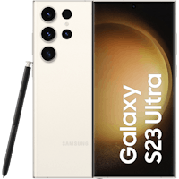 Samsung Galaxy S23 Ultra 5G Cream - Voorkant & achterkant