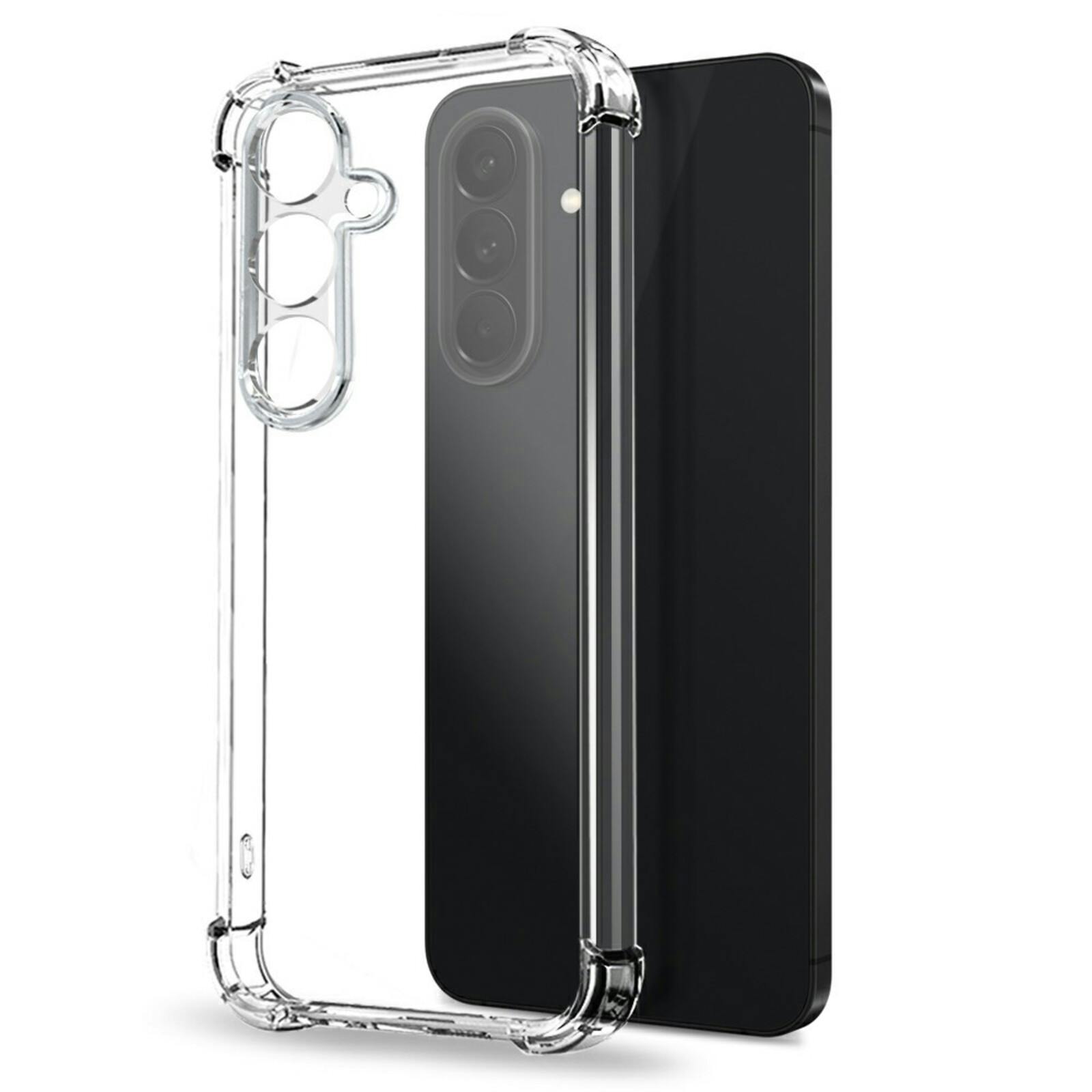 Northjo Samsung Galaxy S26 FE Shockproof Hoesje en Screenprotector Transparant