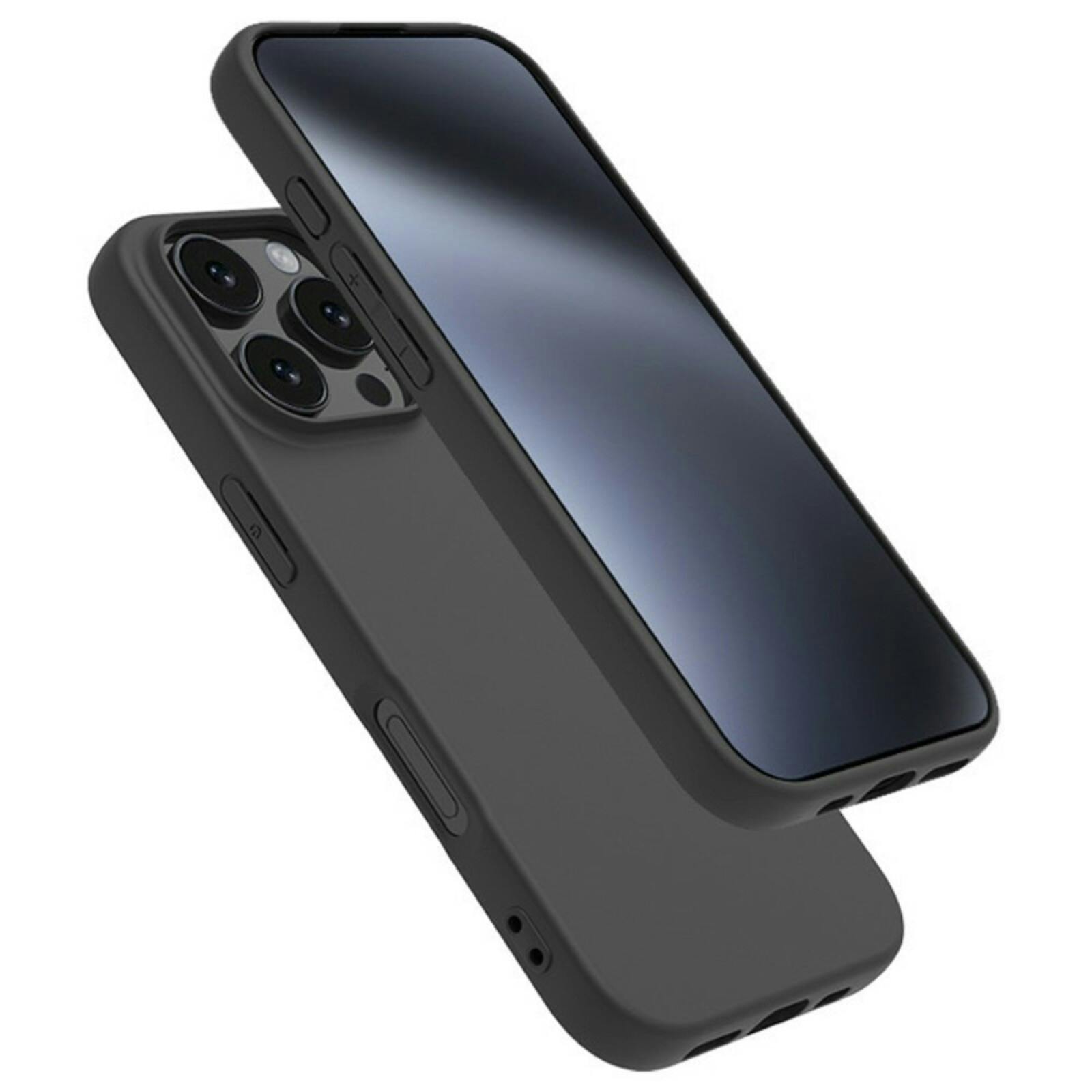 CaseBody Apple iPhone 16 Pro Max Slim-Fit Backcover Zwart