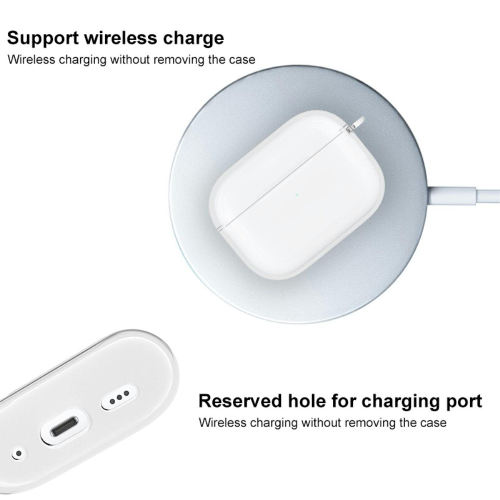 Imak AirPods Pro 2 UX-5 Series Beschermhoesje Transparant