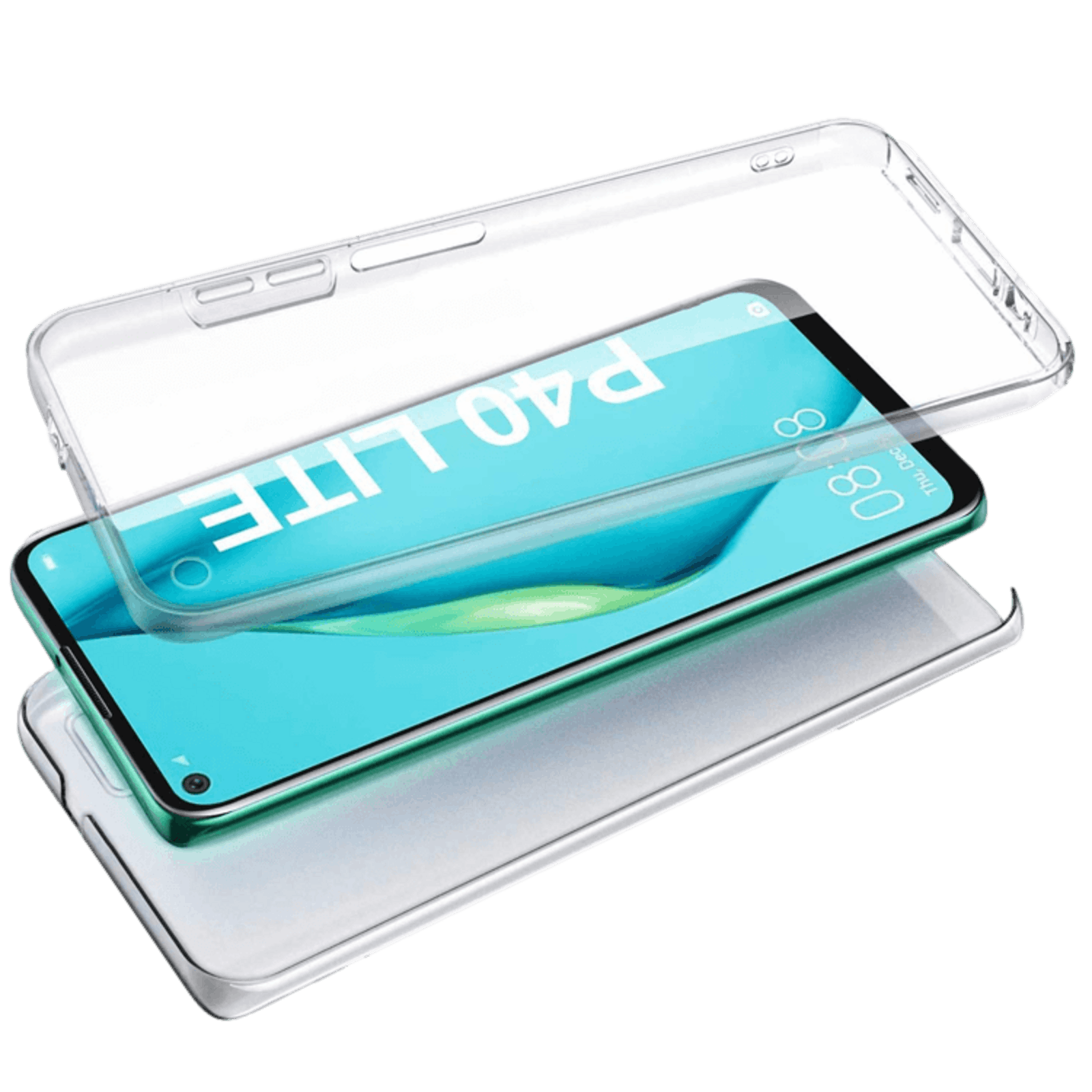 Mocaa Huawei P40 Lite fully body beschermhoes Transparant