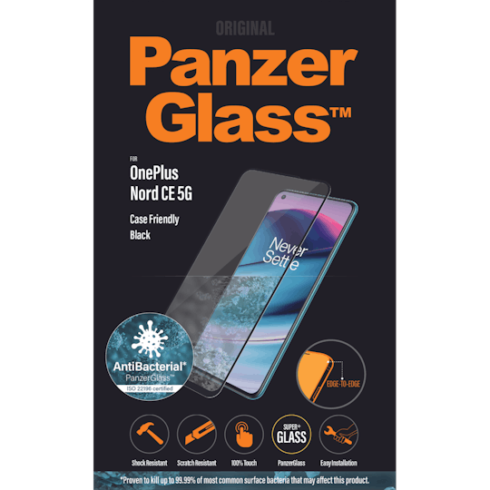 PanzerGlass OnePlus Nord CE Screenprotector Standaard