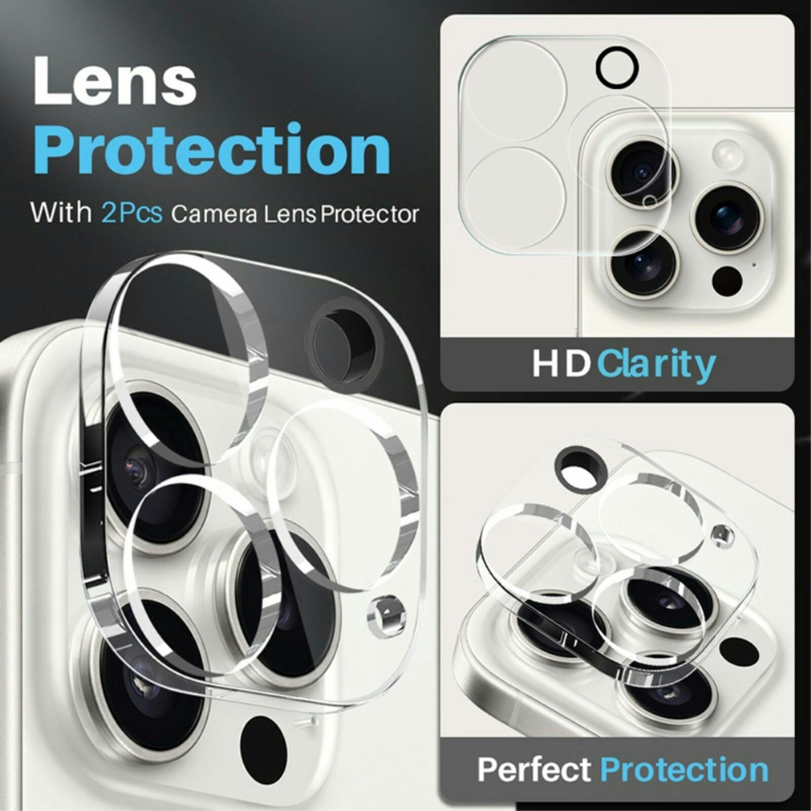 Northjo iPhone 16 Pro 5-in-1 Protection Bundel Transparant