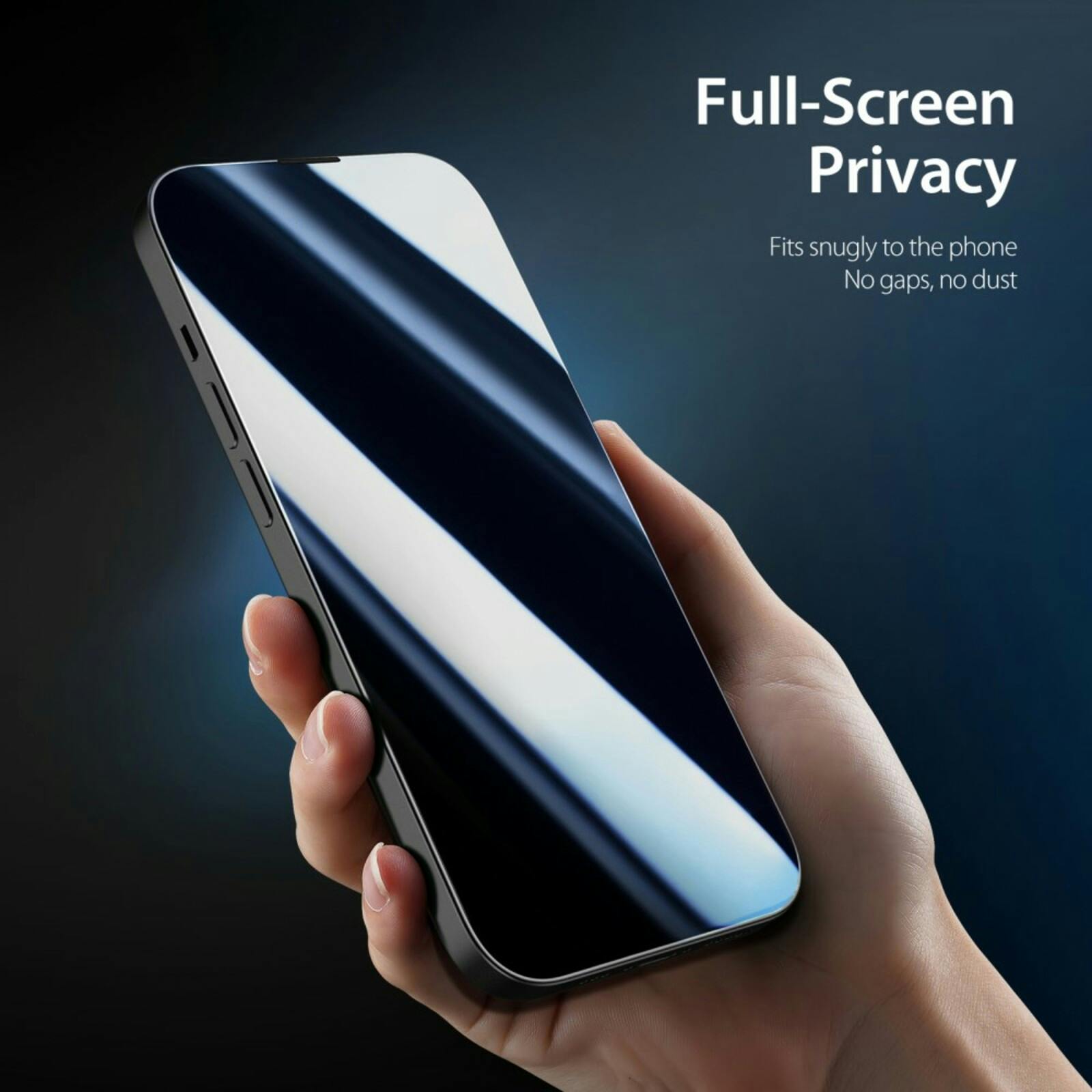 DUX DUCIS Apple iPhone 15 Privacy Screenprotector Gehard Glas Transparant