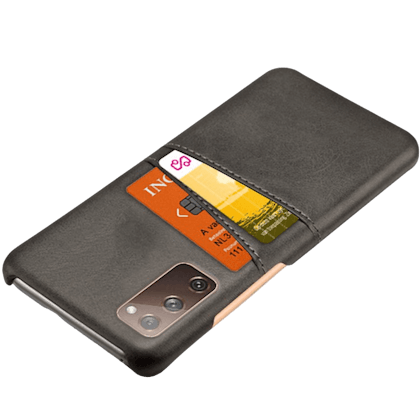 Comfycase Samsung Galaxy S20 FE Card Case Hoesje met Pasruimte Zwart