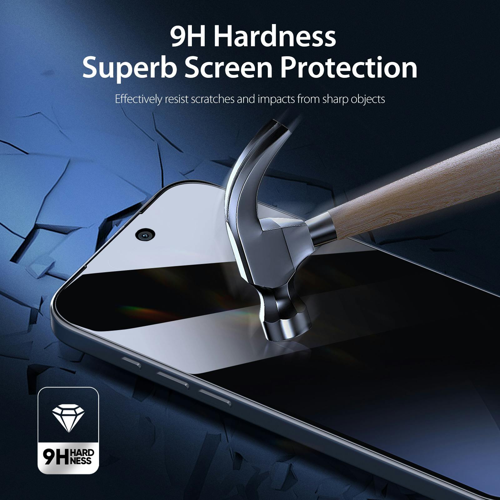 DUX DUCIS Apple iPhone 17 Pro Screenprotector Gehard Glas Privacy