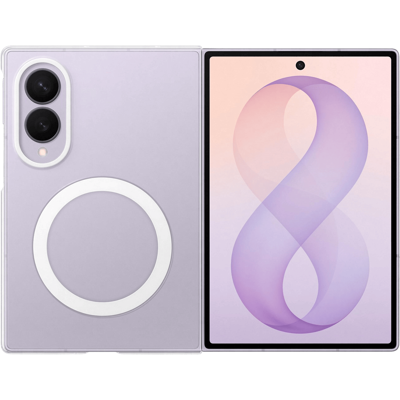 Samsung Galaxy Z Fold8 Clear Magnet Case