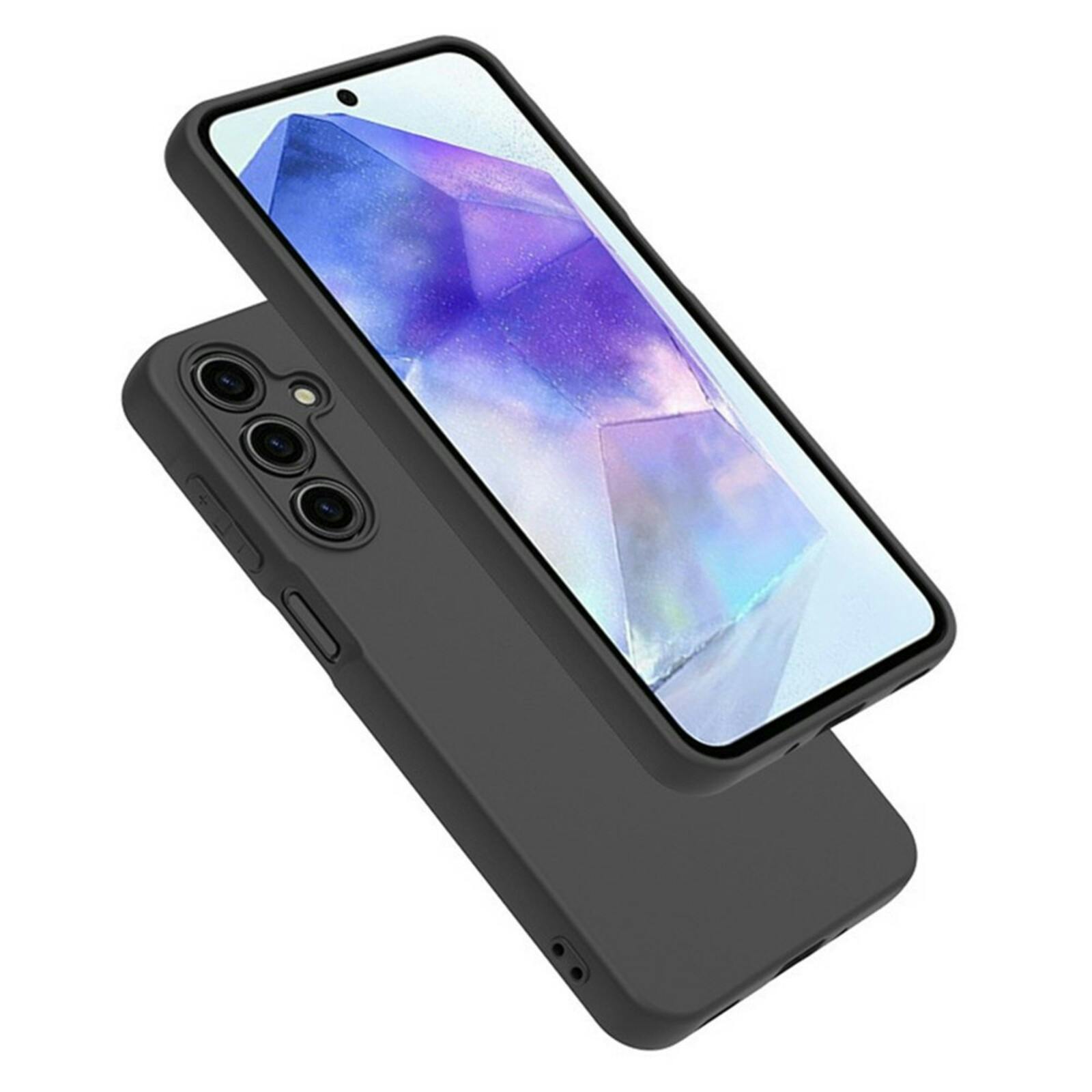 CaseBody Samsung Galaxy A16 Slim-Fit Backcover Zwart