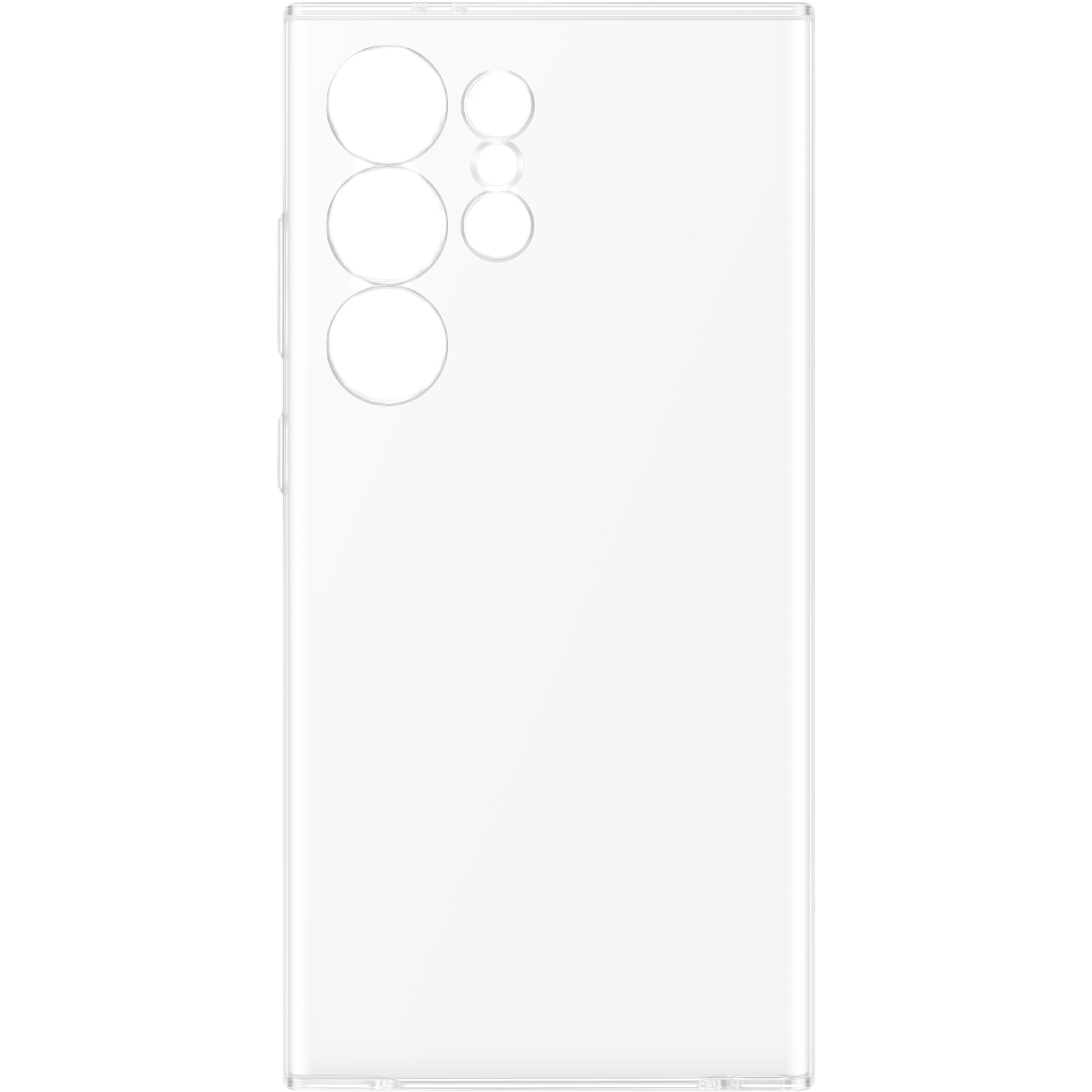 Samsung Galaxy S24 Ultra Siliconen Hoesje Transparant