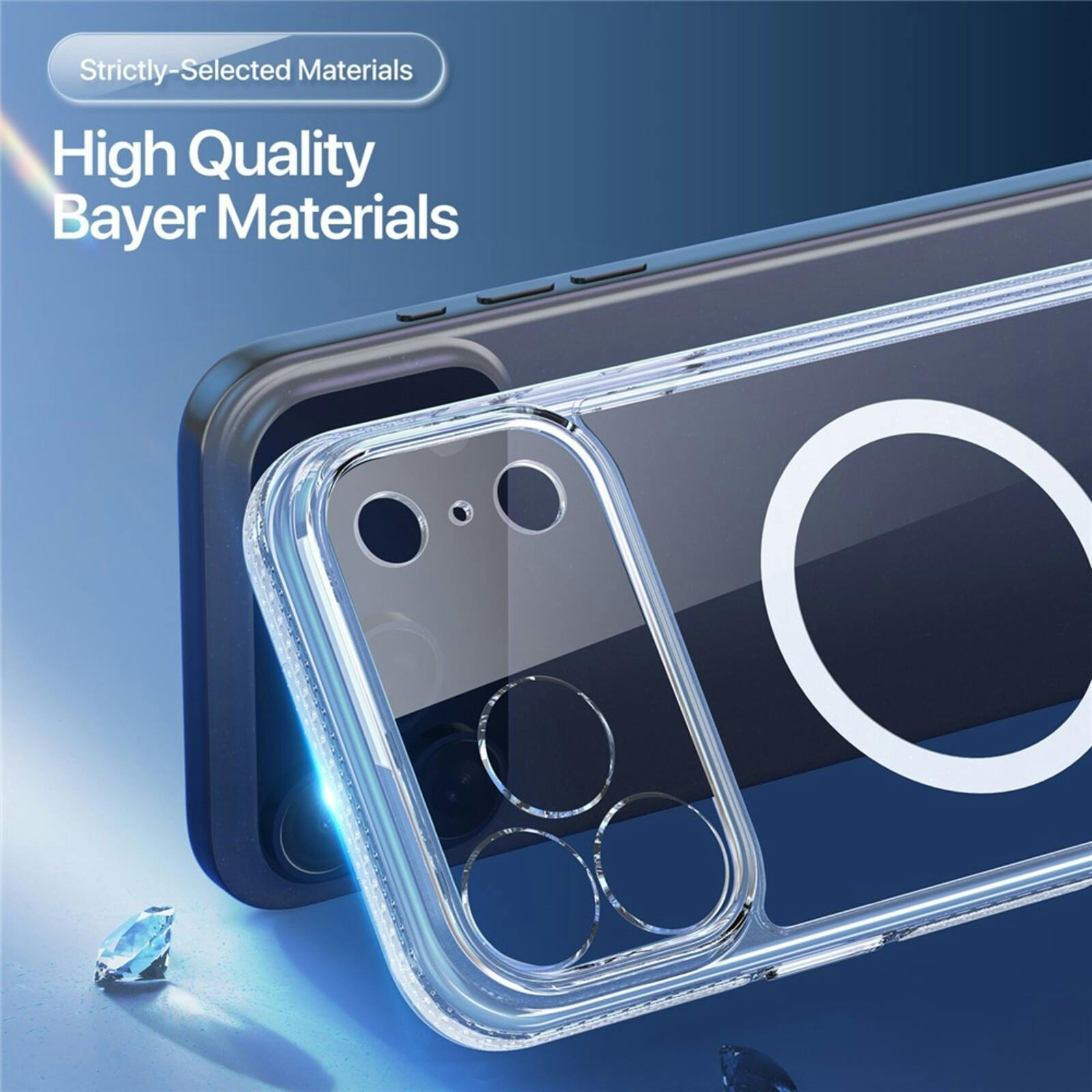 DUX DUCIS Apple iPhone 17 Pro Max Shockproof MagSafe Hoesje Transparant