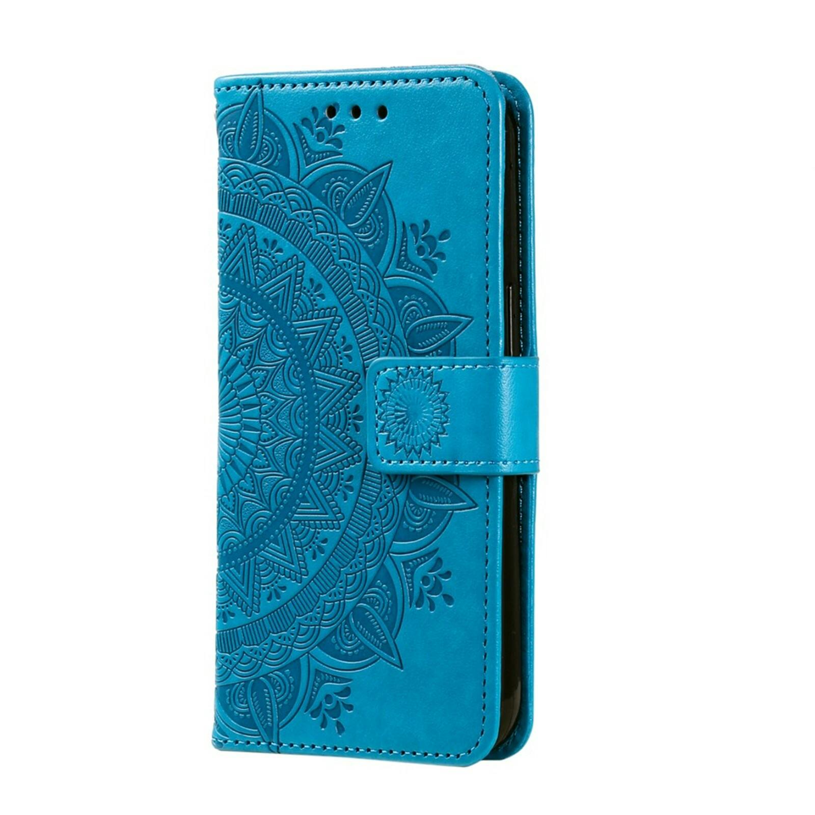 Comfycase Samsung Galaxy A57 Mandala Wallet Blauw