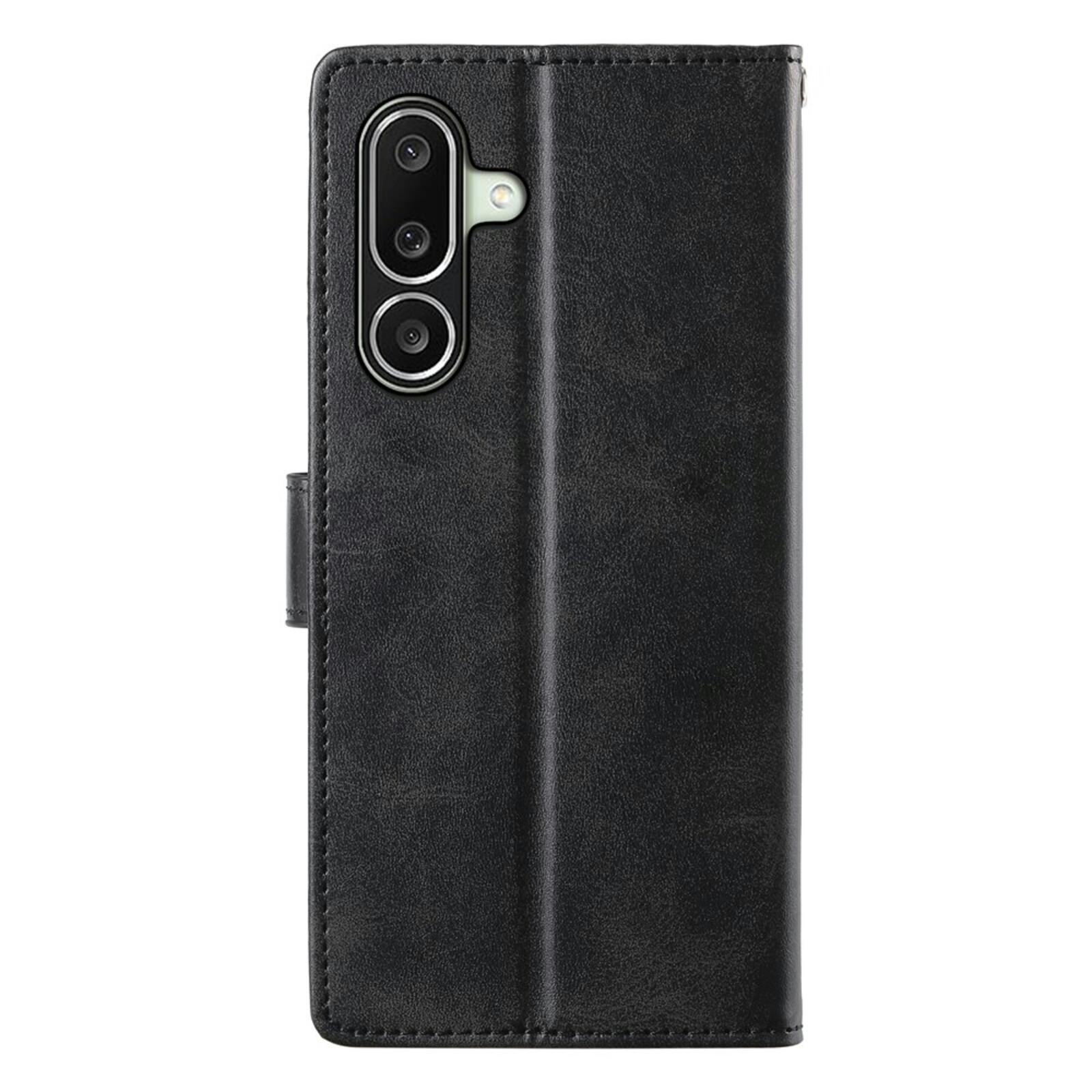Mocaa Samsung Galaxy A27 Slim-Fit Boek Hoesje Zwart