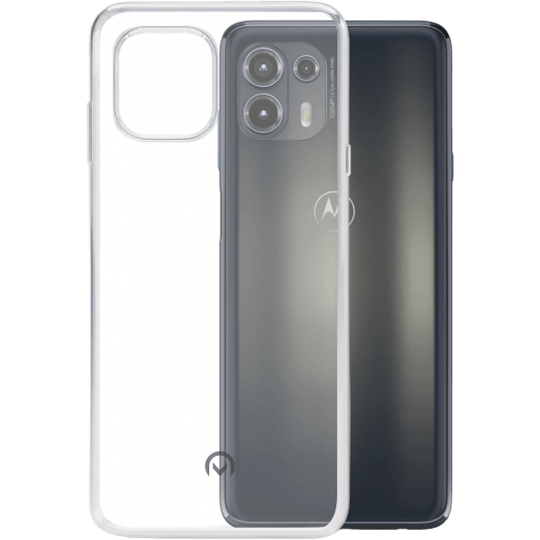 Mobilize Motorola Edge 20 Lite Siliconen (TPU) Hoesje Clear - Voorkant