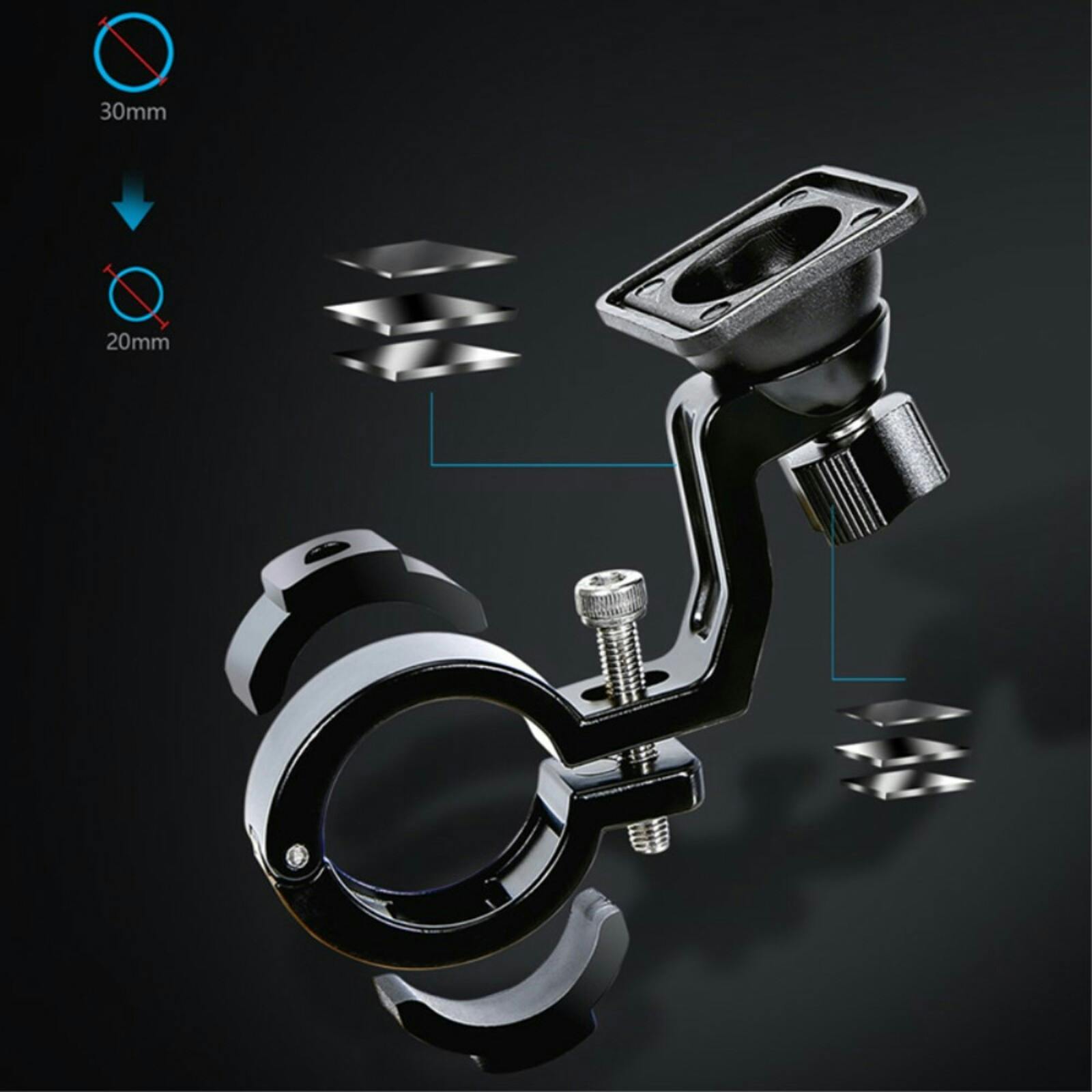 Wild Man XT3S Waterproof Telefoonhouder Fiets Zwart