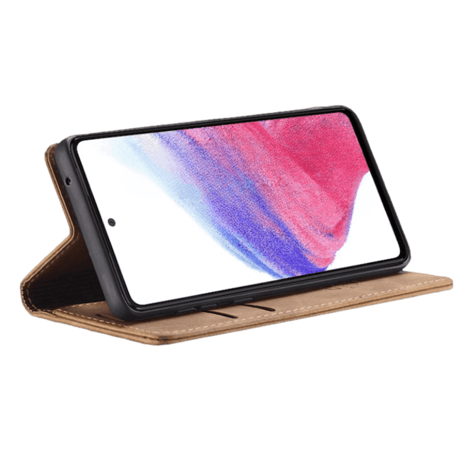 Caseme Samsung Galaxy A54 Business Wallet Bookcase Hoesje Bruin