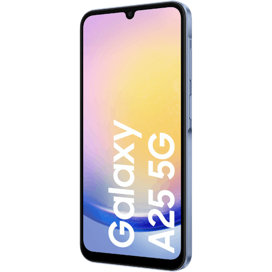 Samsung Galaxy A25 5G Blue - Aanzicht vanaf rechts