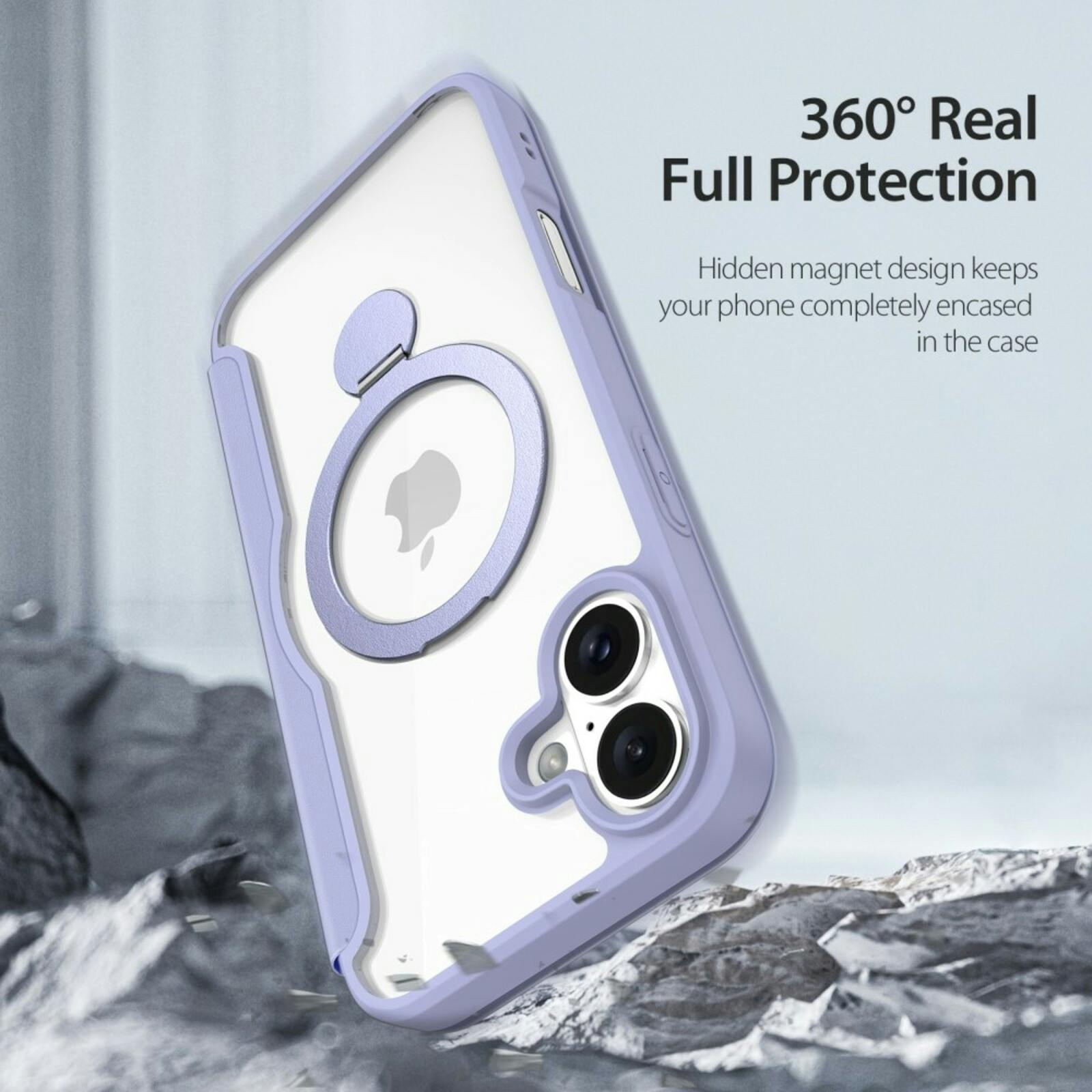 DUX DUCIS Apple iPhone 16 Skin X Pro Hoesje Paars