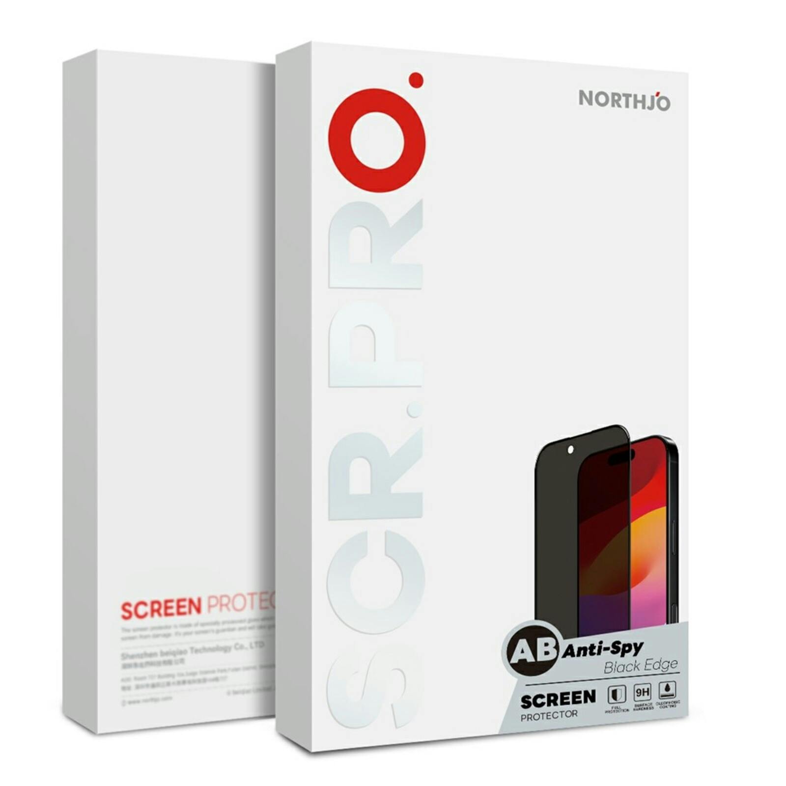 Northjo Samsung Galaxy Z Fold8 A++ Glazen Screenprotector Zwart