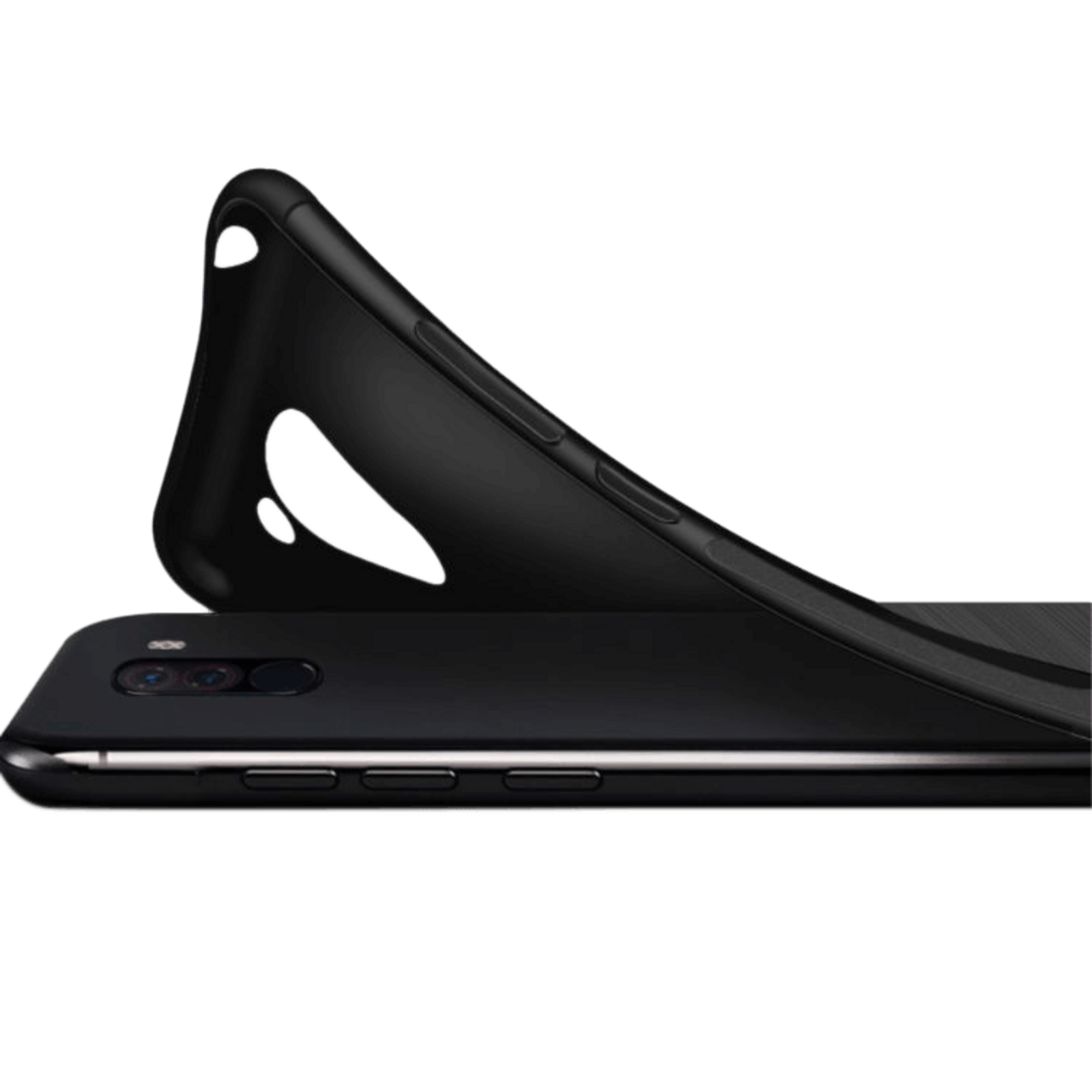 Imak Huawei P30 Vega carbon air bag drop proof hoesje Zwart