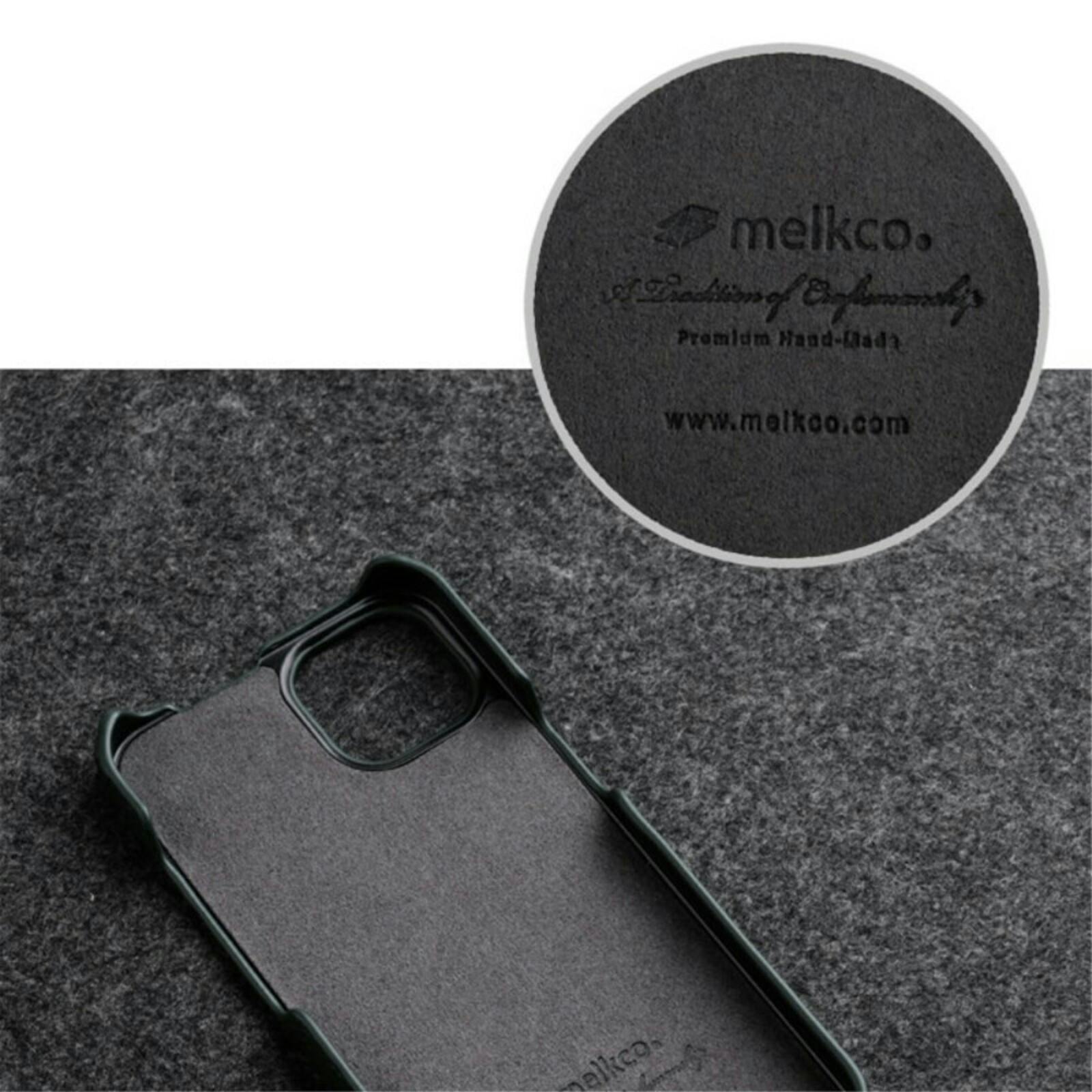 Melkco Apple iPhone 13 Leather Flip Case Bruin