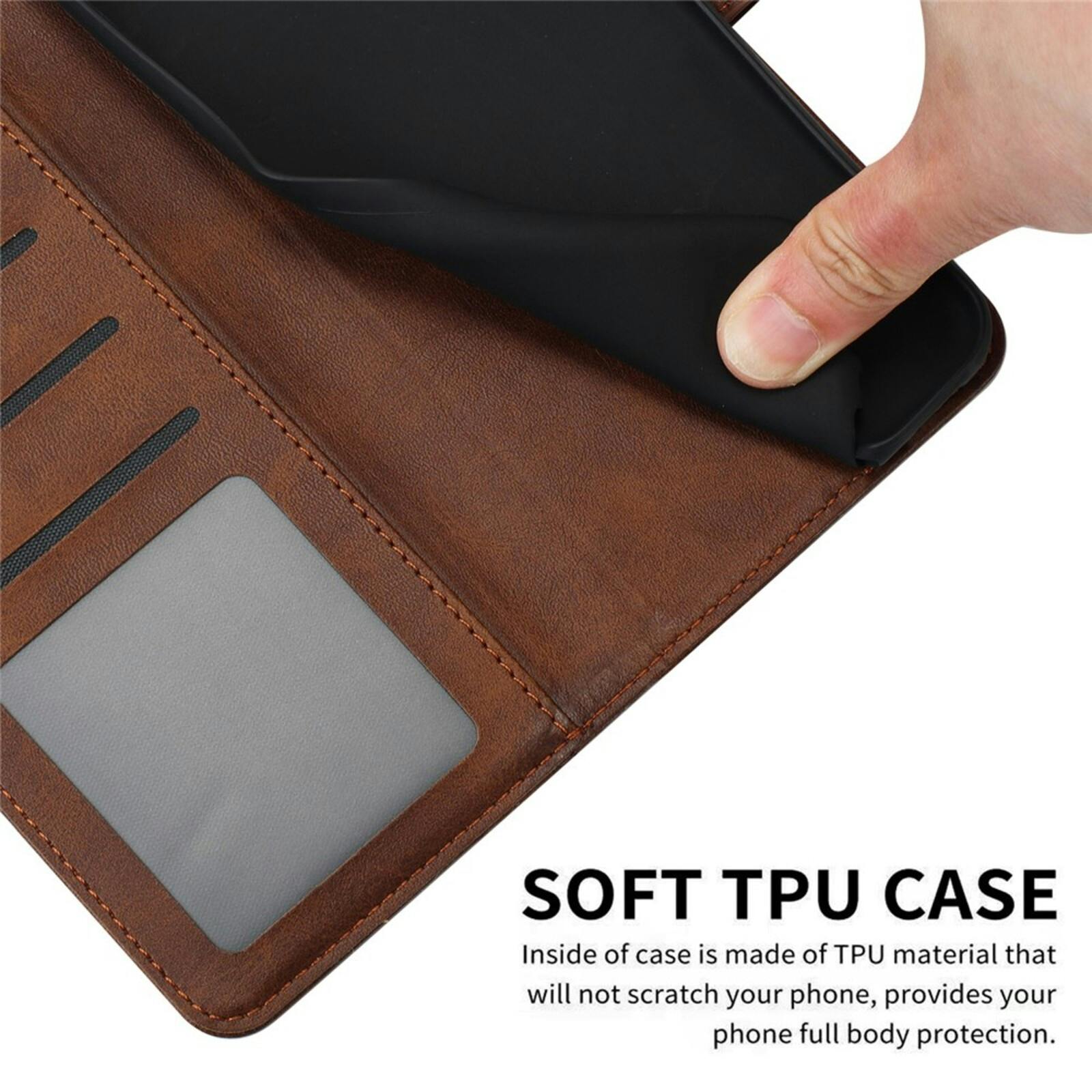Comfycase OPPO Reno16 F 5G Bookcase Hoesje Bruin
